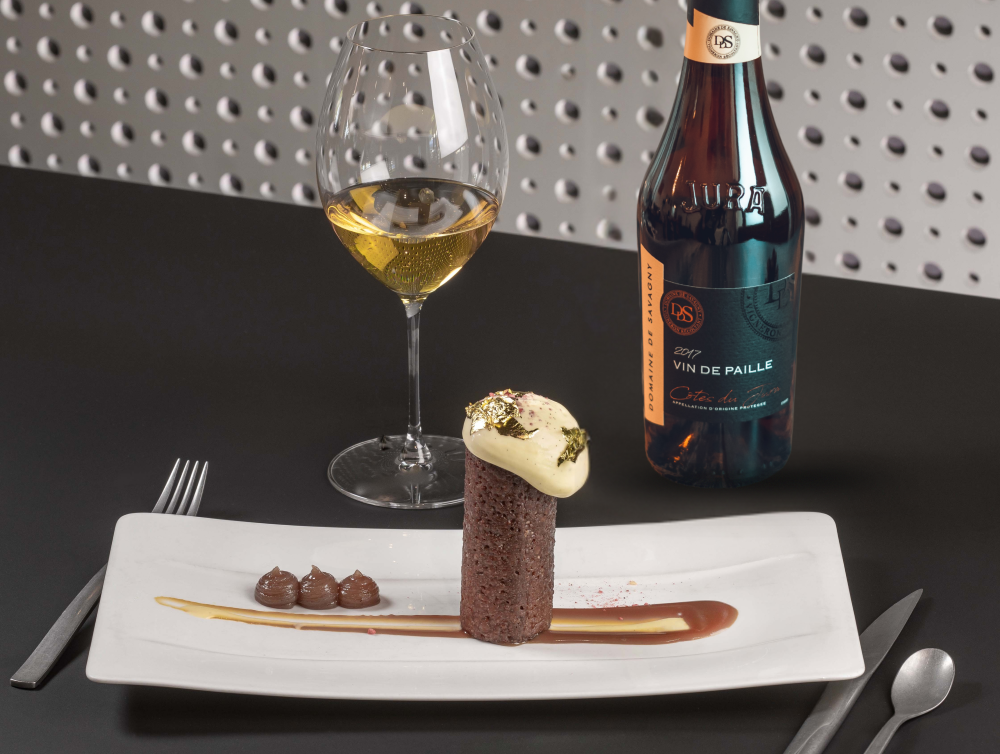 Vin de paille et dessert chocolat
